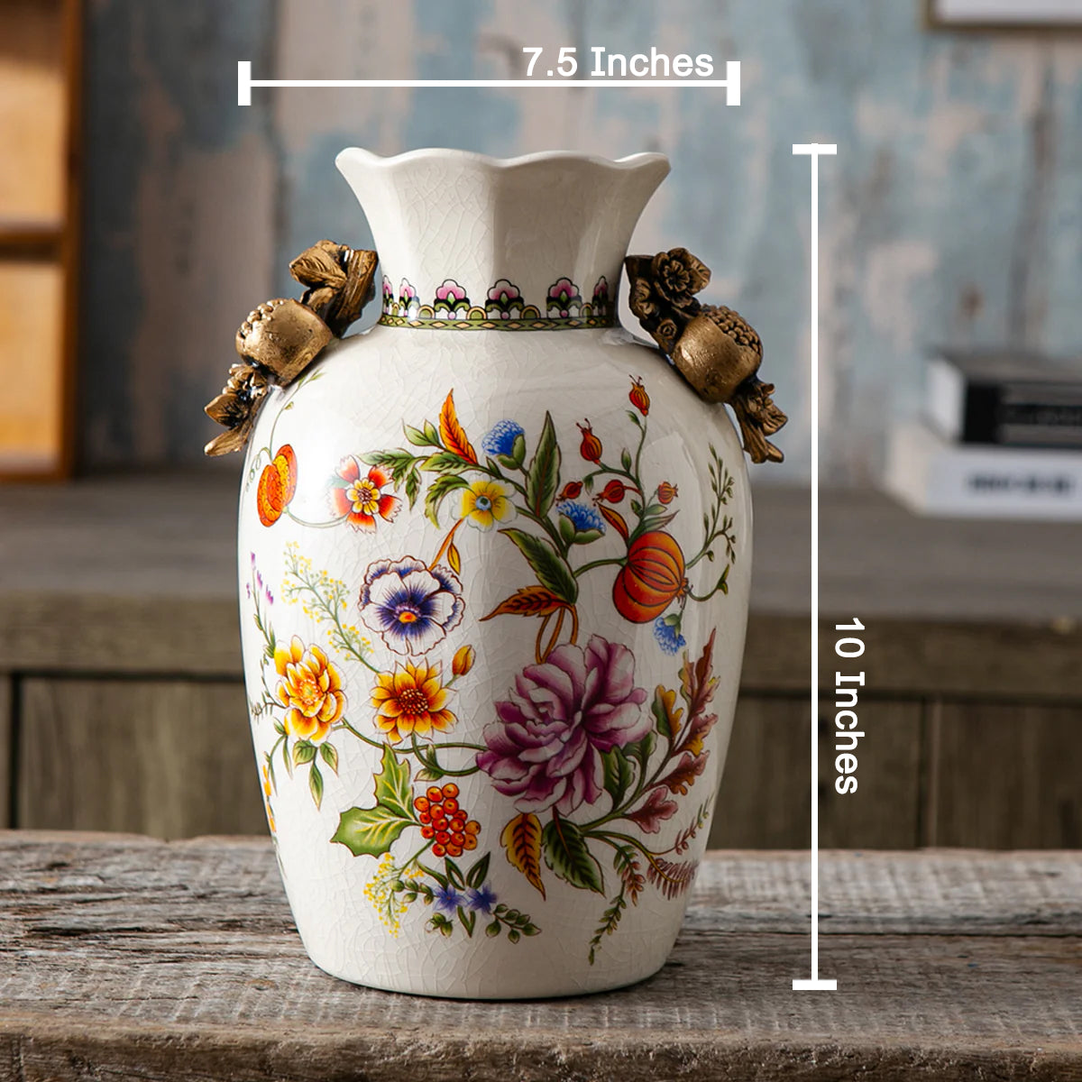 Jardin Majestique Room Decorative Vase & Showpiece
