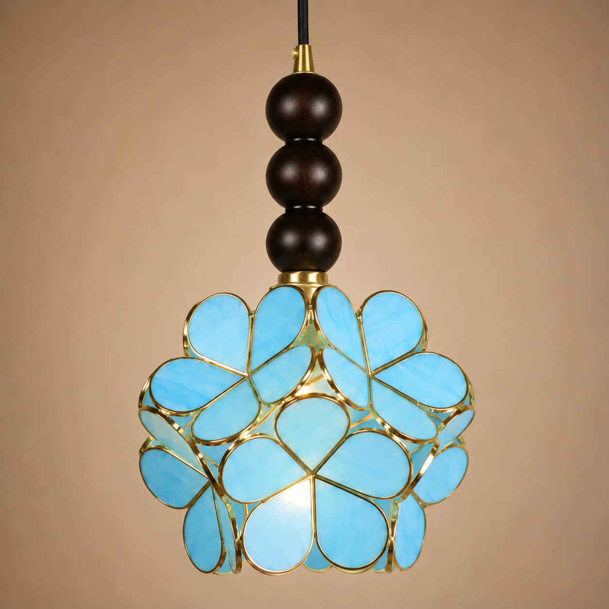 Botanica Orb Pendant Light For Living Room & Item  for Home Decoration - Blue