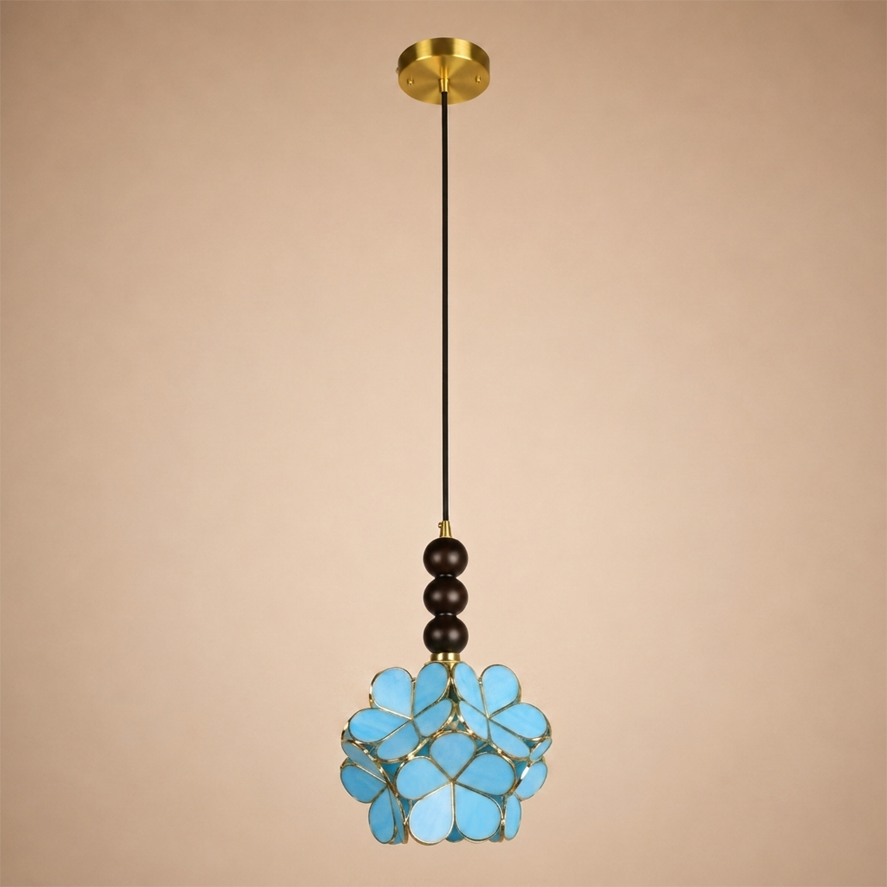 Botanica Orb Pendant Light For Living Room & Item  for Home Decoration - Blue
