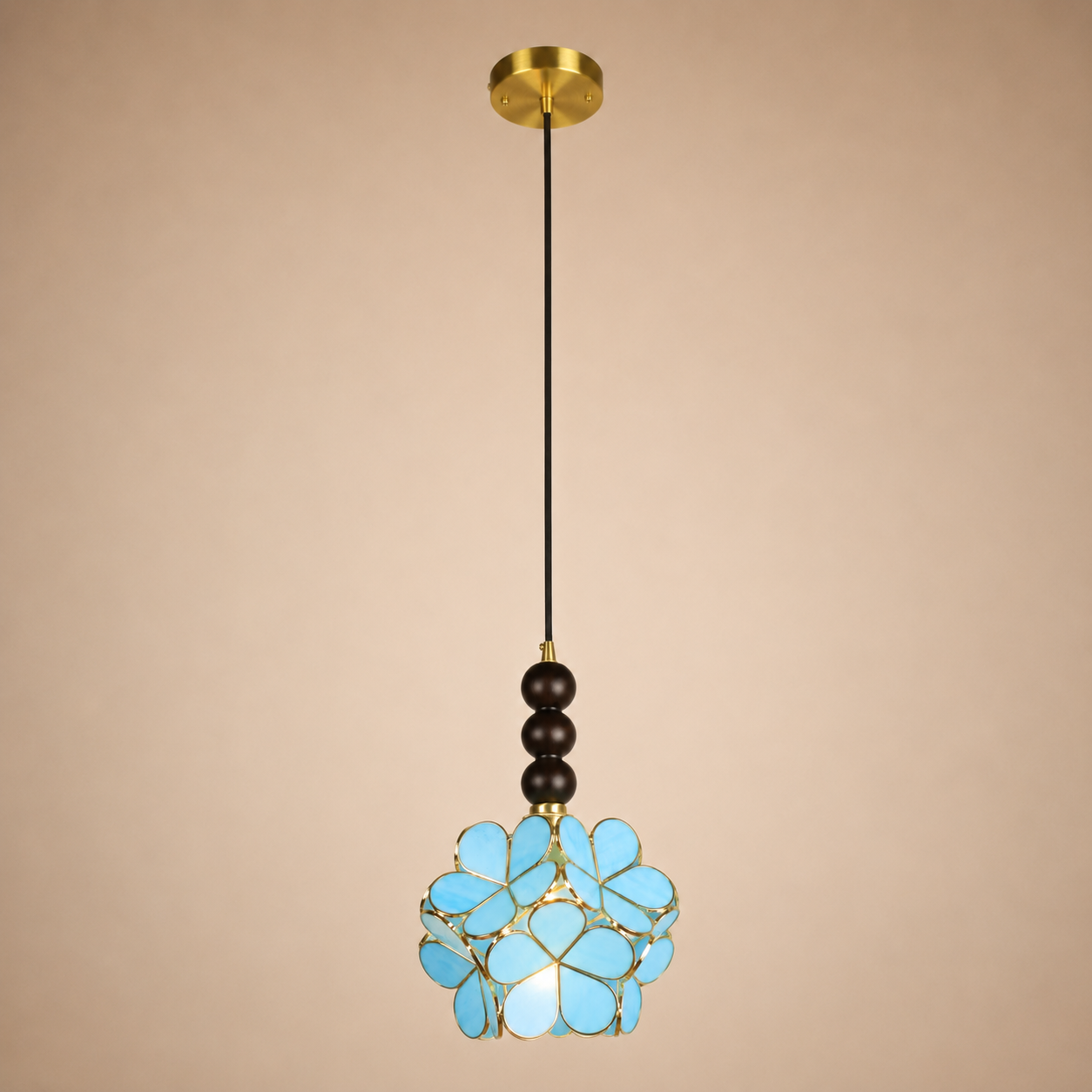 Botanica Orb Pendant Light For Living Room & Item  for Home Decoration - Blue