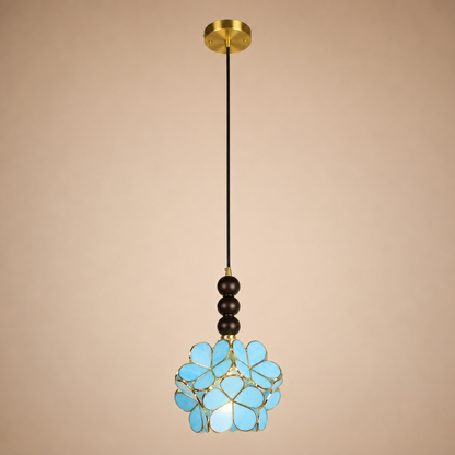 Botanica Orb Pendant Light For Living Room & Item  for Home Decoration - Blue