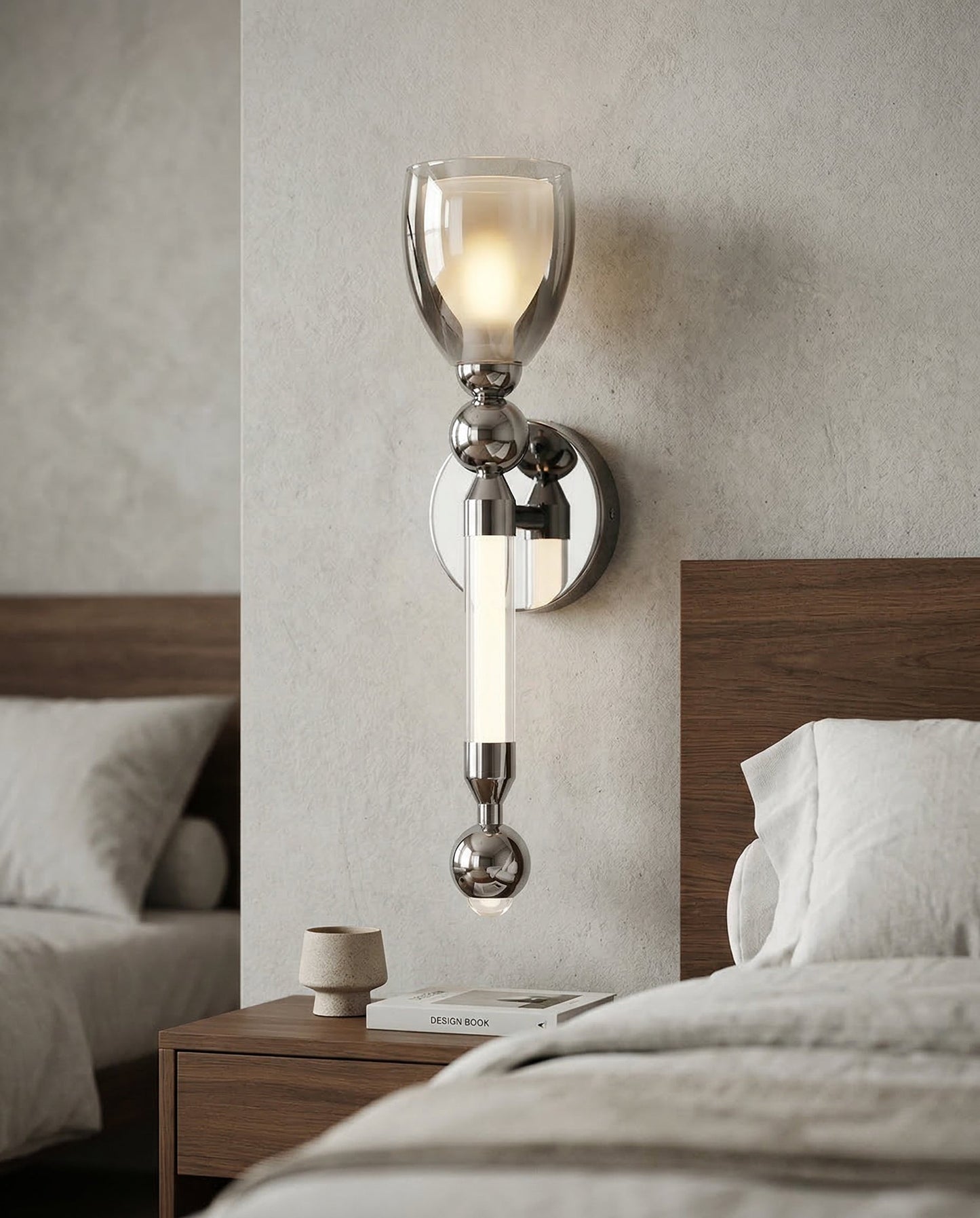 Elegance Stem Glow Wall Light - Somke