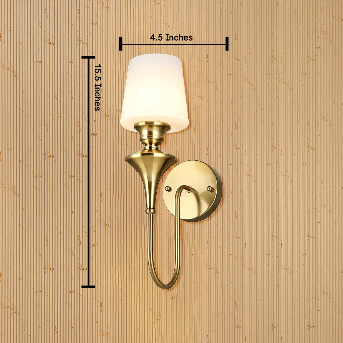 Elysian Curve Wall Lamps for Living Room - Signle Sconce