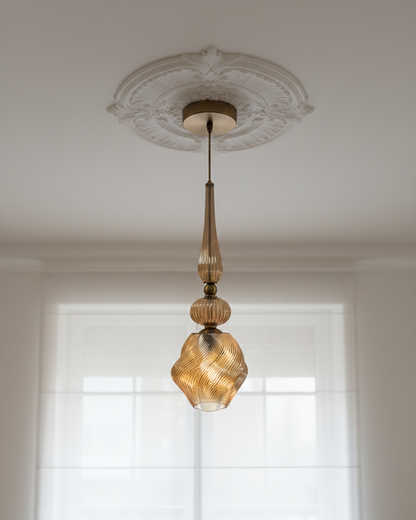 Valenora Heirloom Pendant Light - Amber