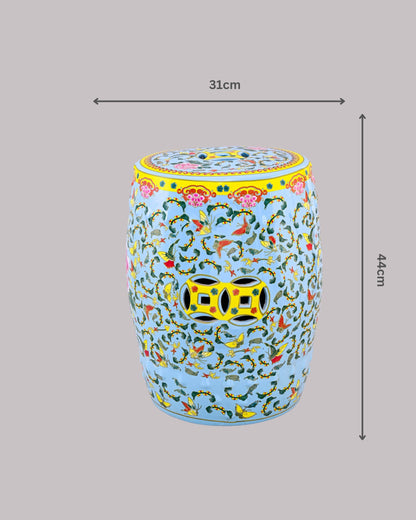 Sky Blossom Garden Stool
