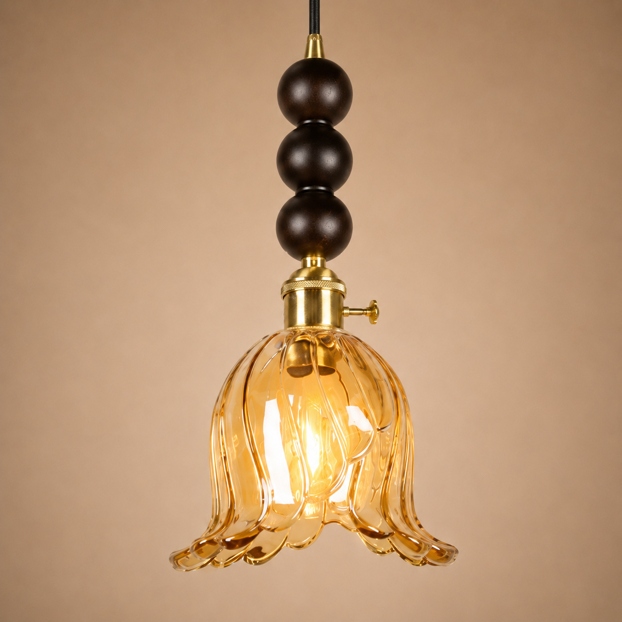 Forest Lily Pendant Light For Living Room & Item  for Home Decoration - Amber