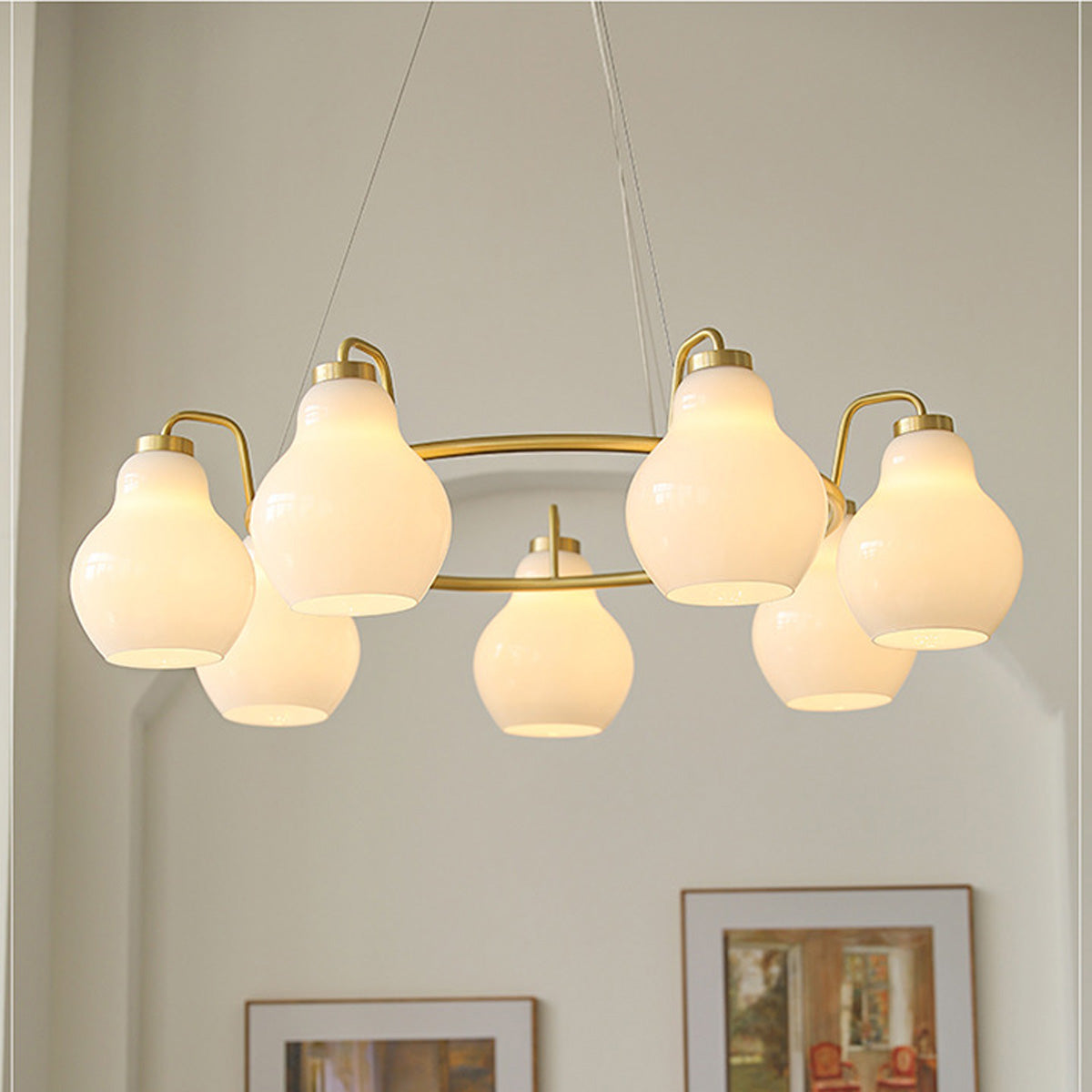 Lunar Glow Pendant Chandelier Light For Living Room