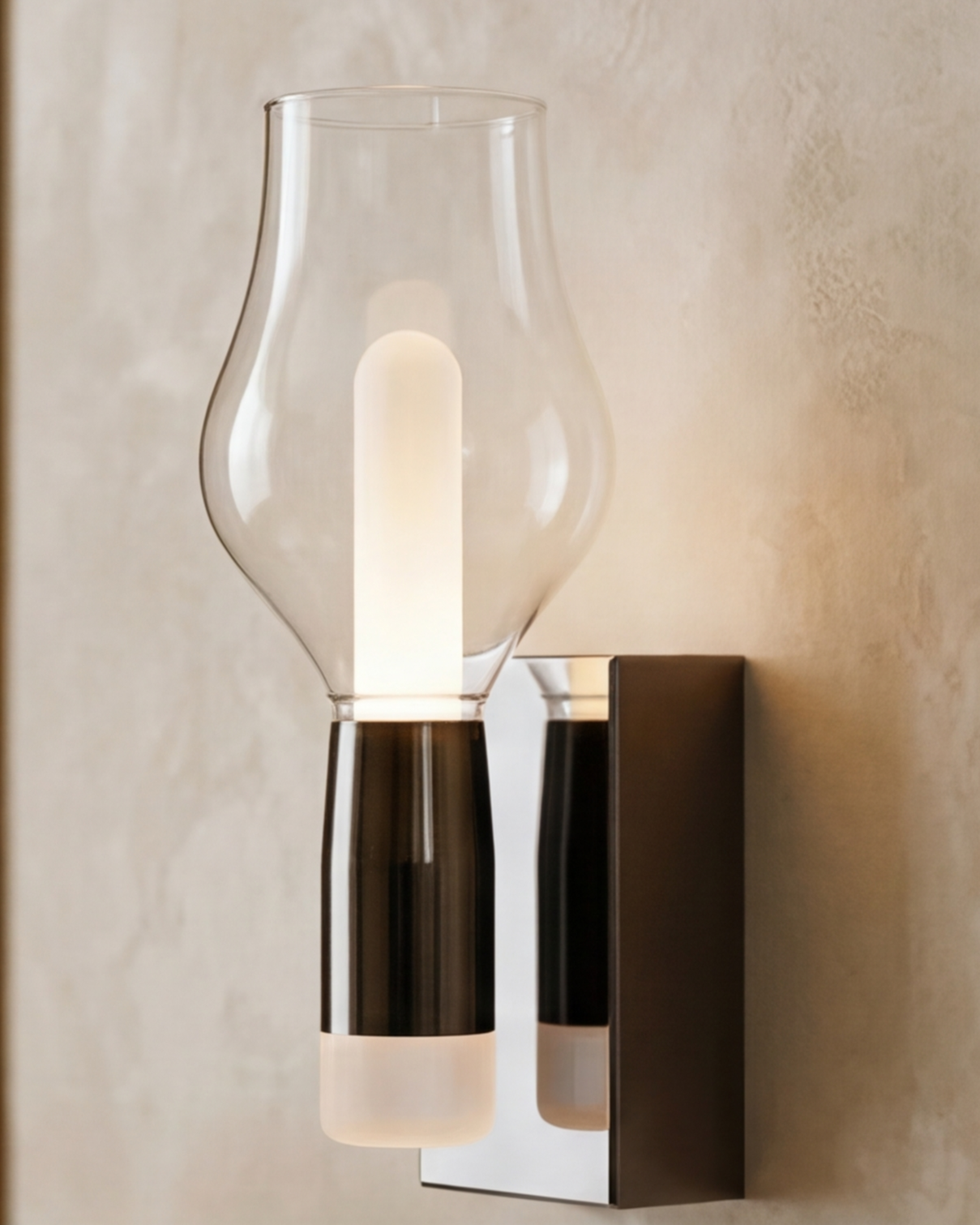 Vintage Flame Glow Wall Light