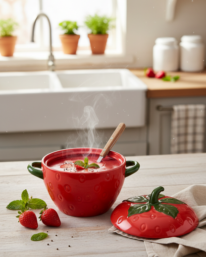 Strawberry Delight Casserole With Lid - 2.5 Ltr