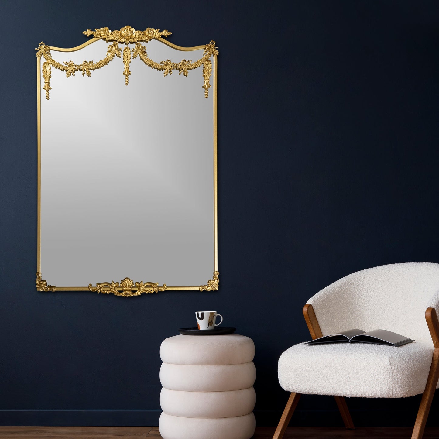 Versailles Bloom Wall Mirror For Home
