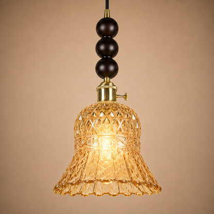 Morning Bloom Pendant Light For Home  & Item  for Home Decoration  - Amber