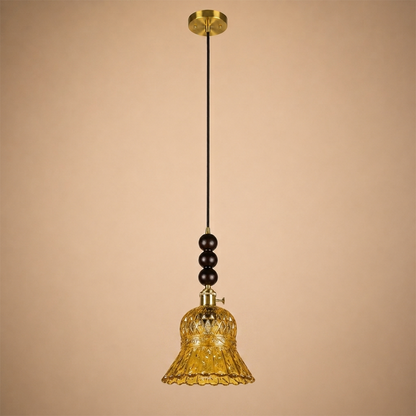 Morning Bloom Pendant Light For Home  & Item  for Home Decoration  - Amber
