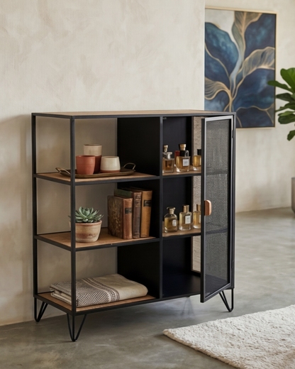 Obsidian Nest Display Cabinet