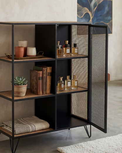 Obsidian Nest Display Cabinet