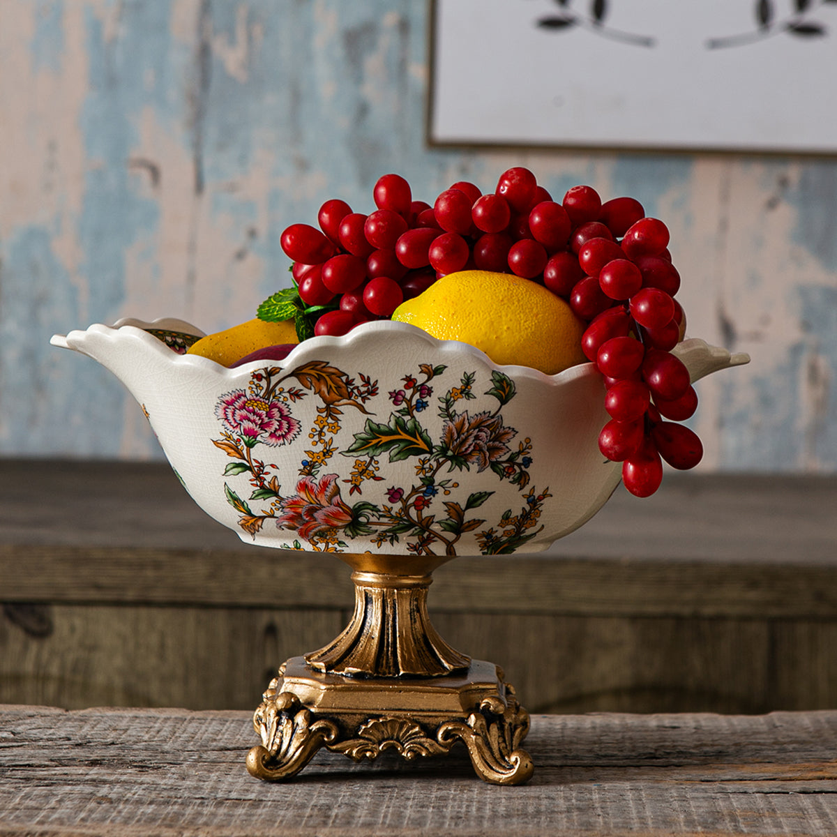 Majestic Floral Centerpiece Bowl & Item for Home Decoration