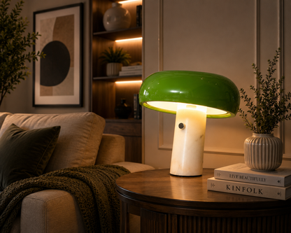 Capstone Glow Table lamp for Home & Item for Home Decoration - Green