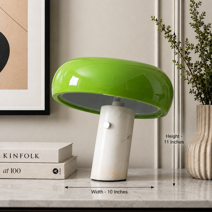 Capstone Glow Table lamp for Home & Item for Home Decoration - Green