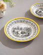 Vintage Motif Dinner Plate