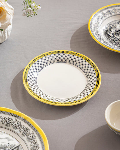 Vintage Motif Quarter Plate