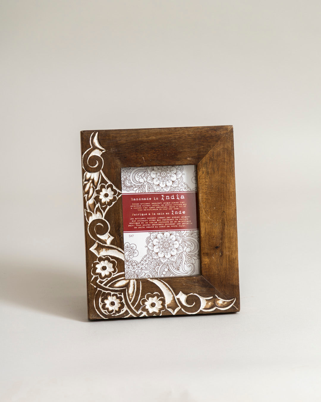 Floral Corner Handcrafted Photo Frame