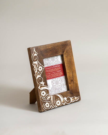 Floral Corner Handcrafted Photo Frame