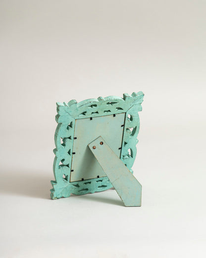 Mint Carved Bohemian Photo Frame