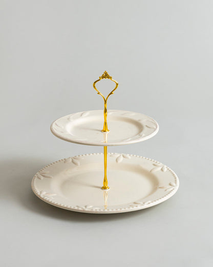 Royal Crown 2-Tier Cake Stand