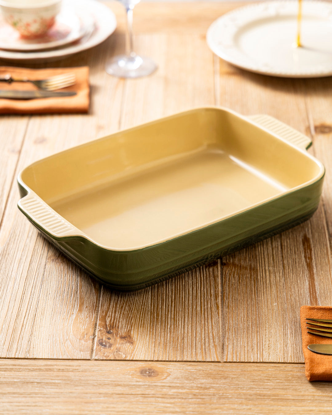 Oven Craft Baking Dish - Green
