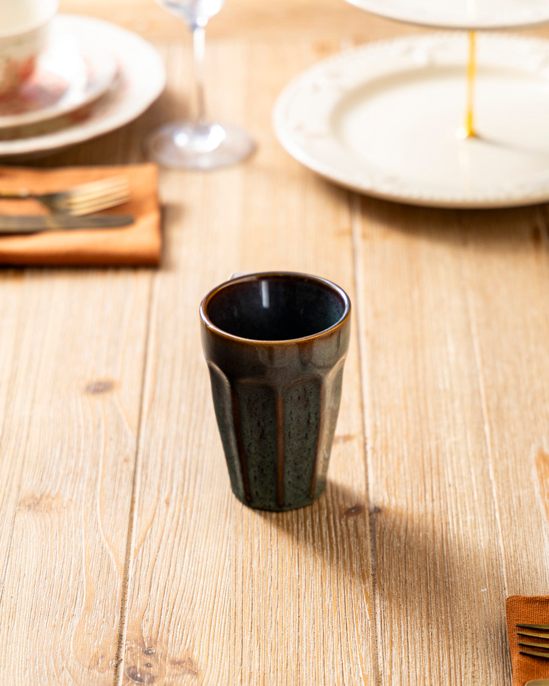 Ridge Tall Drinking Glass