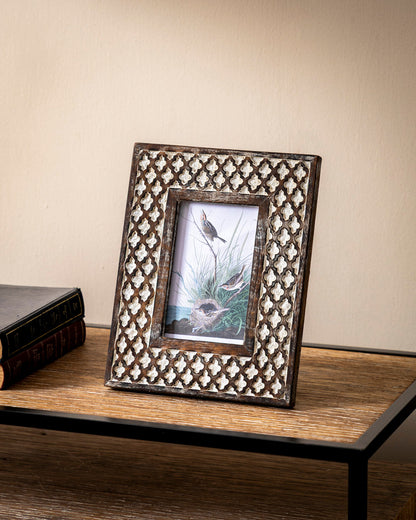 Moroccan Lattice Vintage Photo Frame