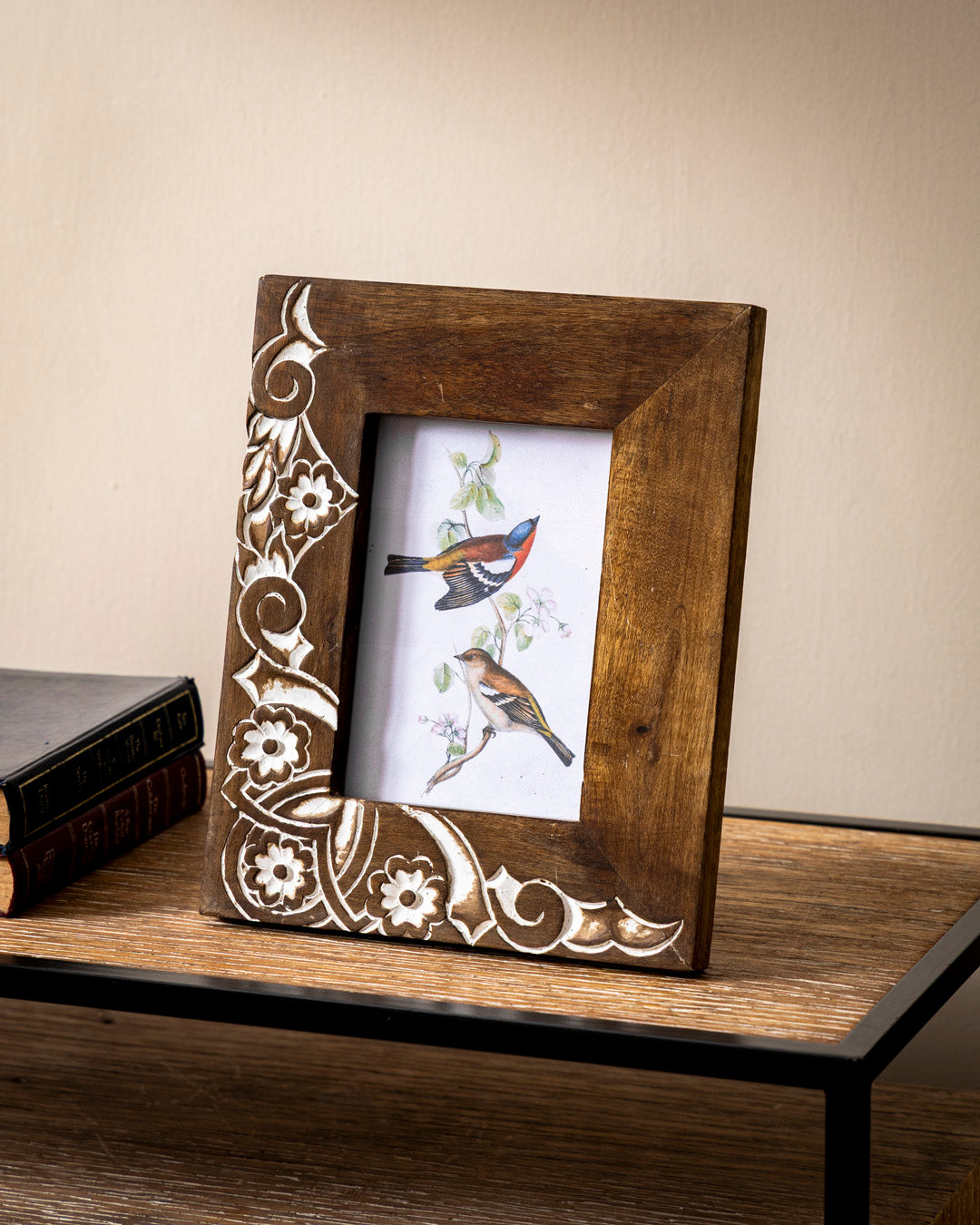 Floral Corner Handcrafted Photo Frame