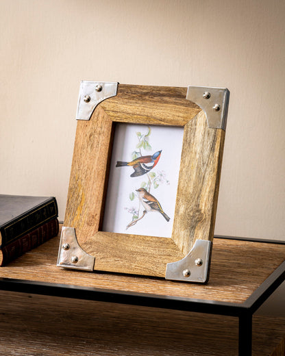 Metal Corner Accent Photo Frame