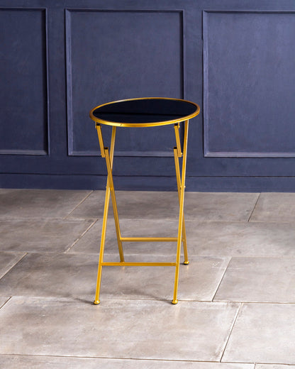 Noir Luxe Accent Table
