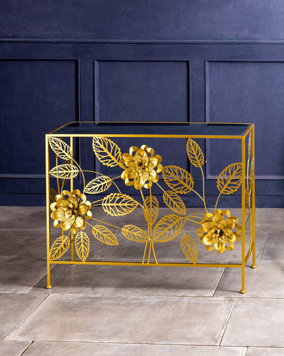 Golden Garden Console Table - Medium