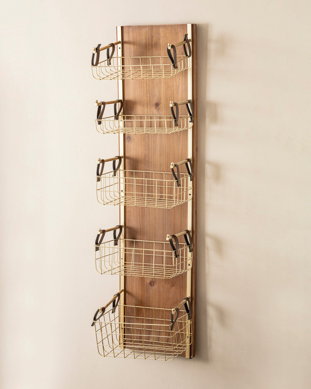Harvest Basket Wall Organizer