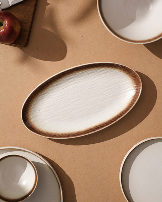 Artisan Glazed Ceramic Platter