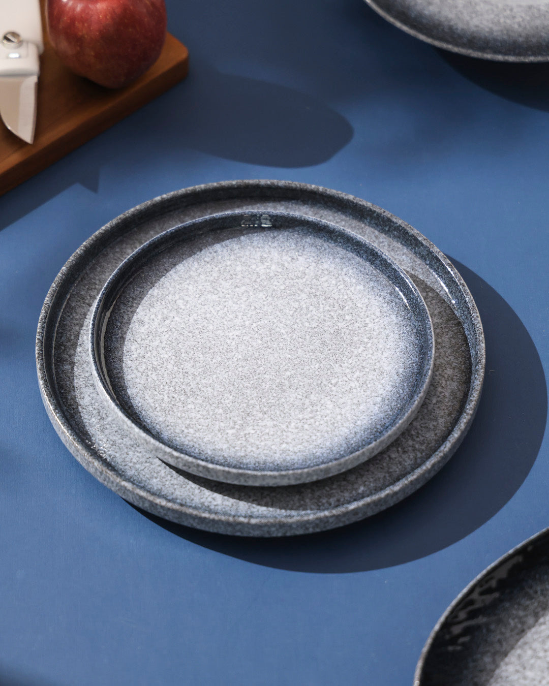 Deep Sea Speckled Quarter Plate
