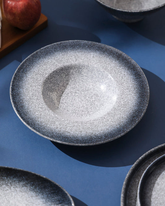 Deep Sea Speckled Pasta Plate