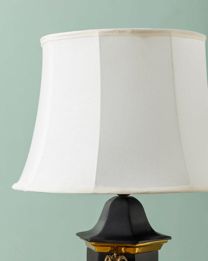 Midnight Crest Brass Accent Table Lamp