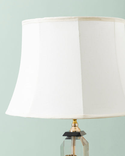 Crystal Crest Brass Accent Table Lamp