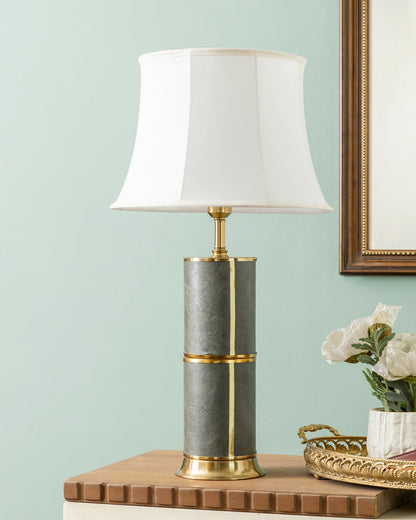 Slate Gold Luxe Table Lamp