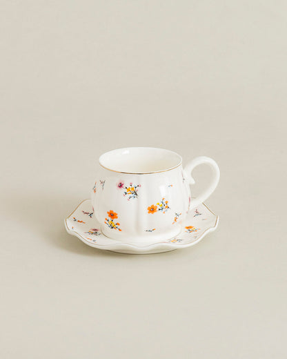 Blossom Meadow Tea Cup With Saucer