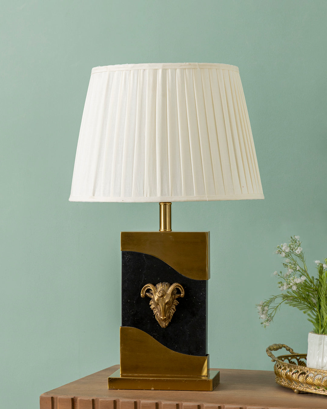 Regal Ram Emblem Table Lamp