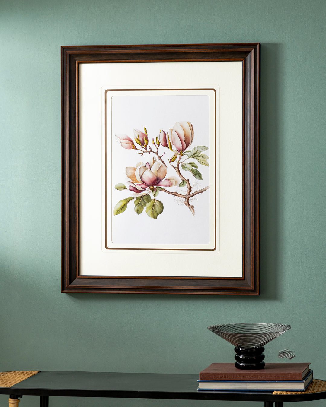 Magnolia Serenity: Artful Blooms Print "24x30" Inches