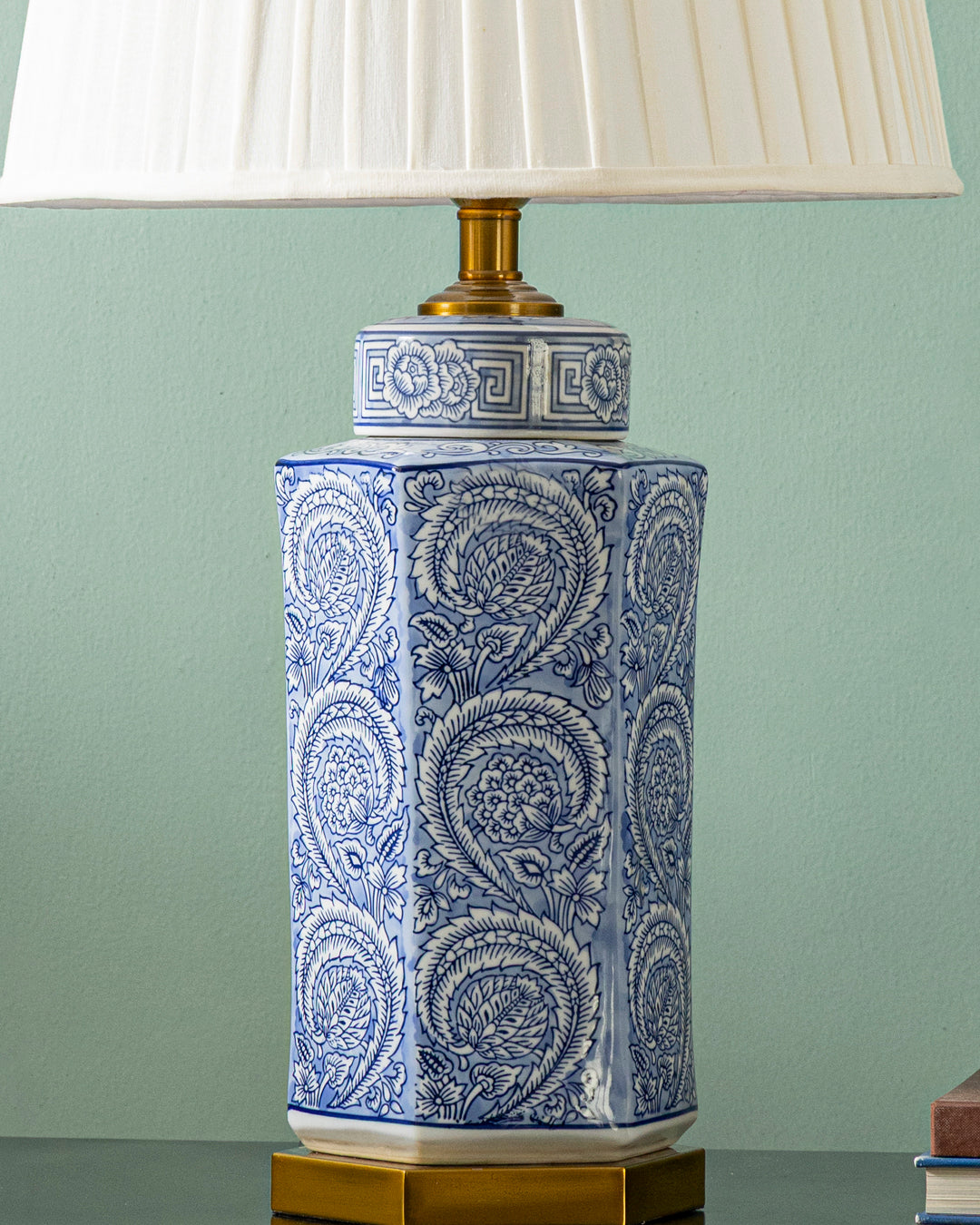 Royal Blue Mosaic Table Lamp - Small