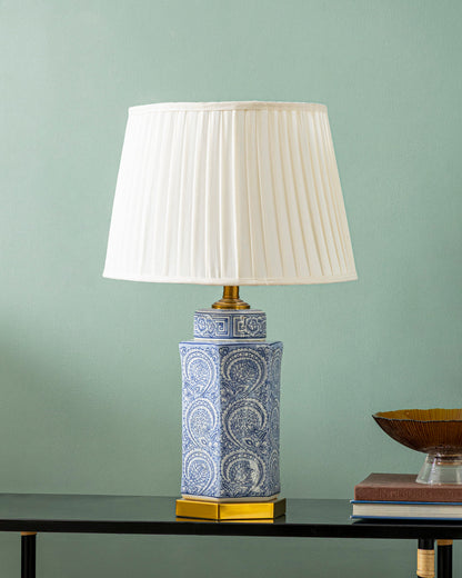 Royal Blue Mosaic Table Lamp - Small