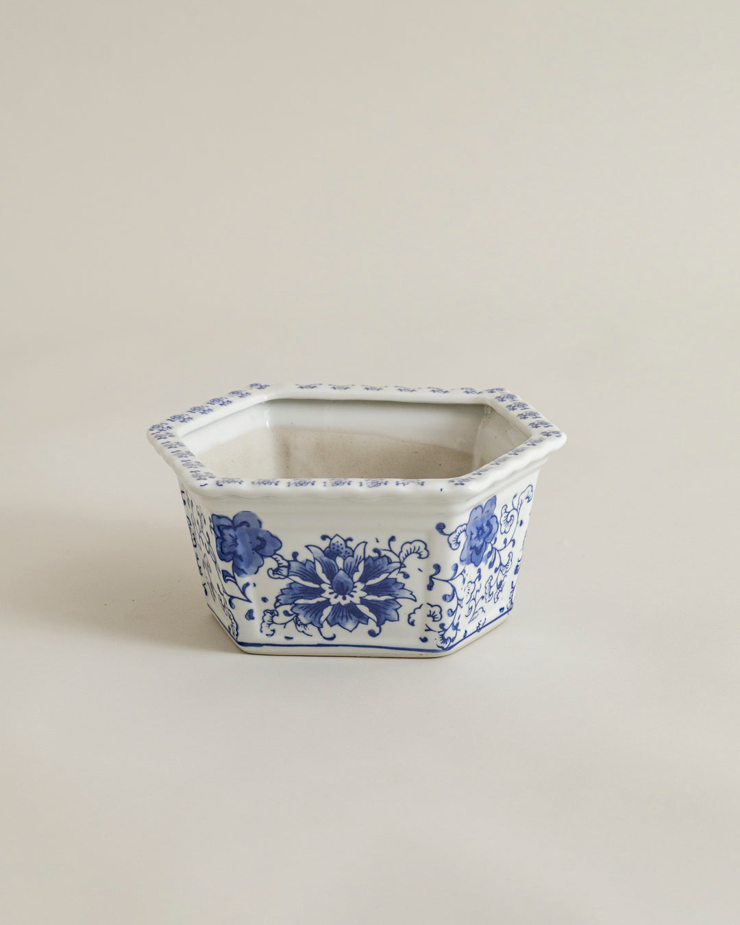 Blue Blossom Heritage Planter - 17 cm