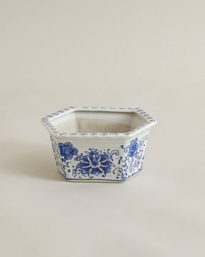 Blue Blossom Heritage Planter - 23 cm