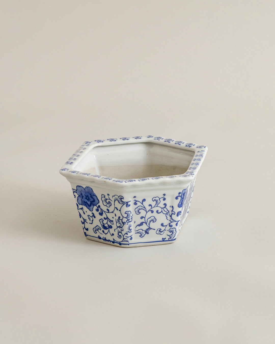 Blue Blossom Heritage Planter - 17 cm