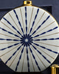 Indigo Sunburst Art Vase